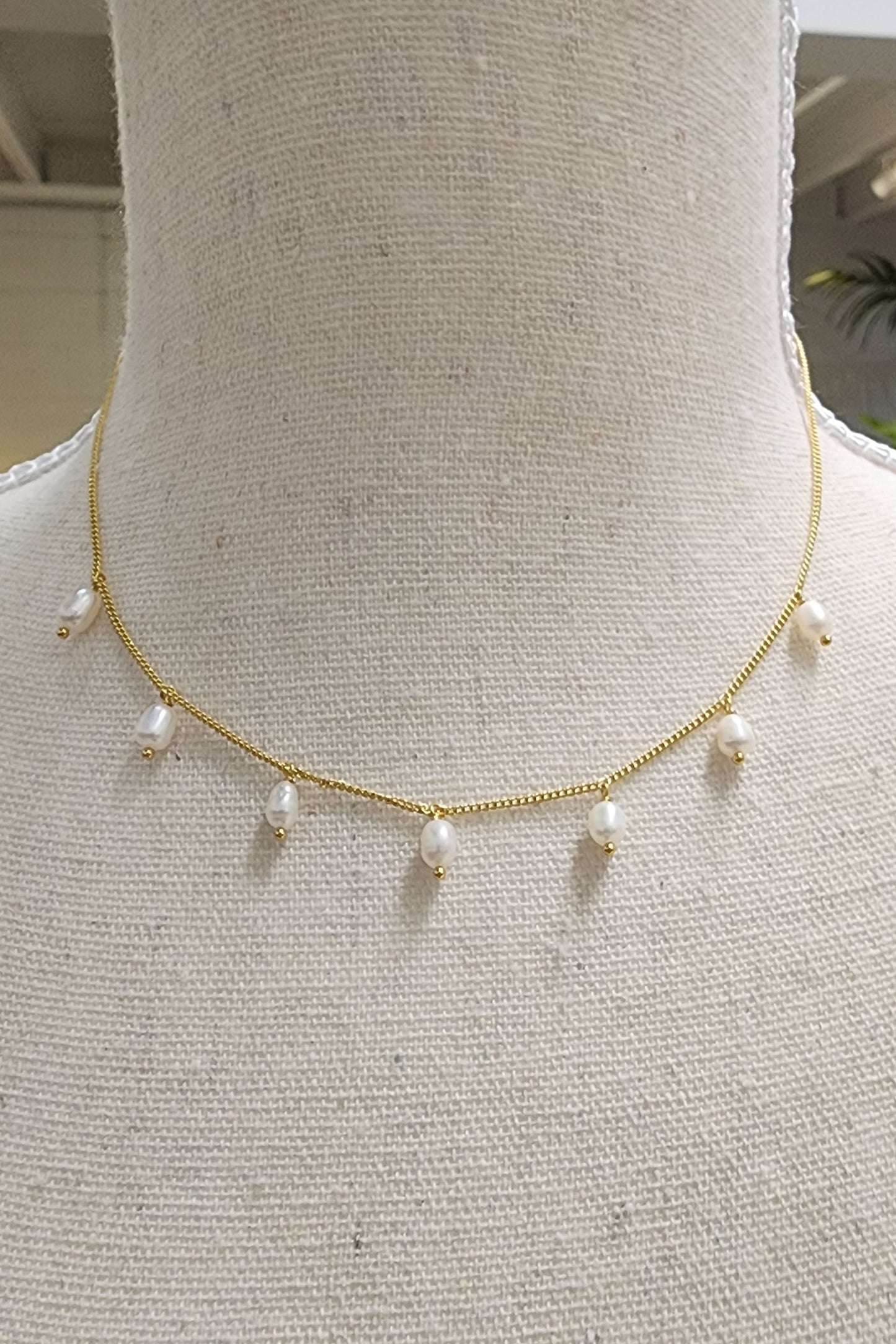 Kabana Jewel Citizen | Pearl Drop Choker (Gold)