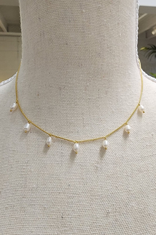 Jewellery Jewel Citizen | Pearl Drop Choker (Gold)