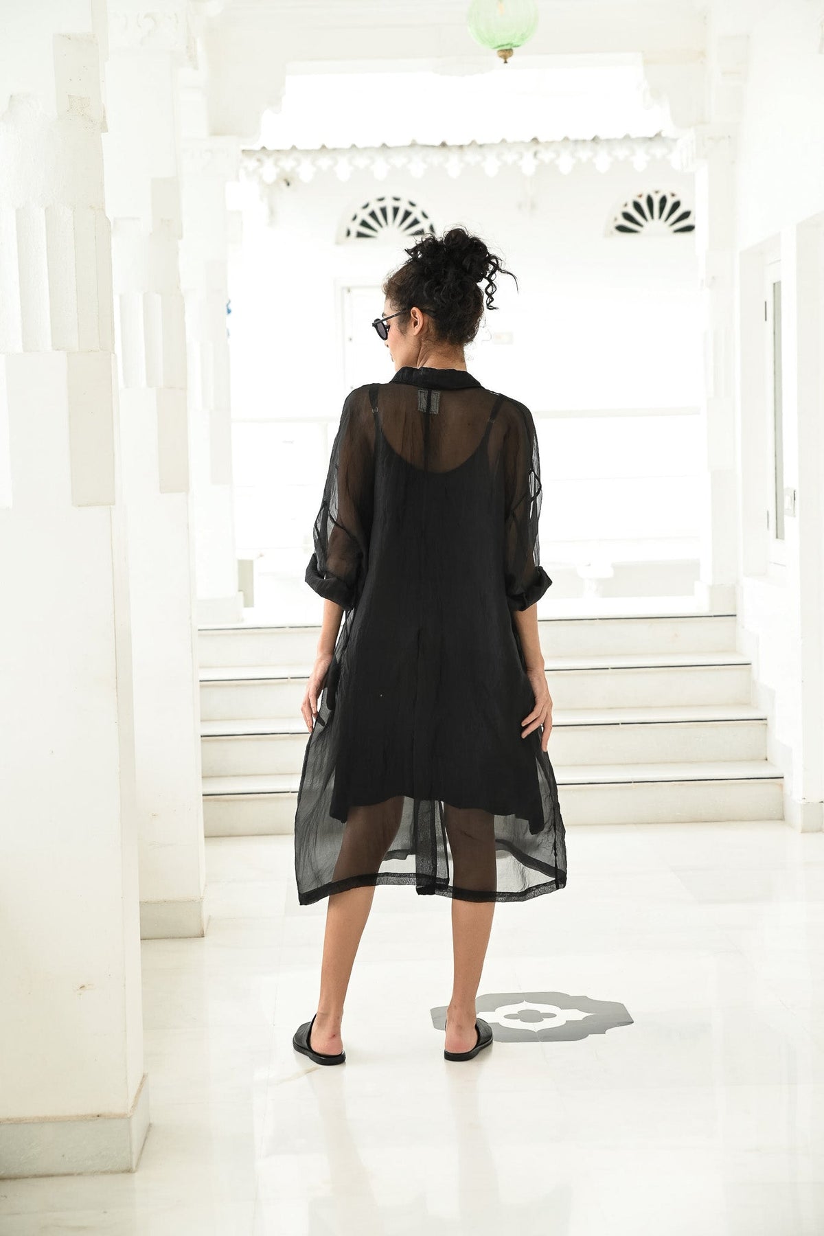 Piaf Coat- Silk Organza