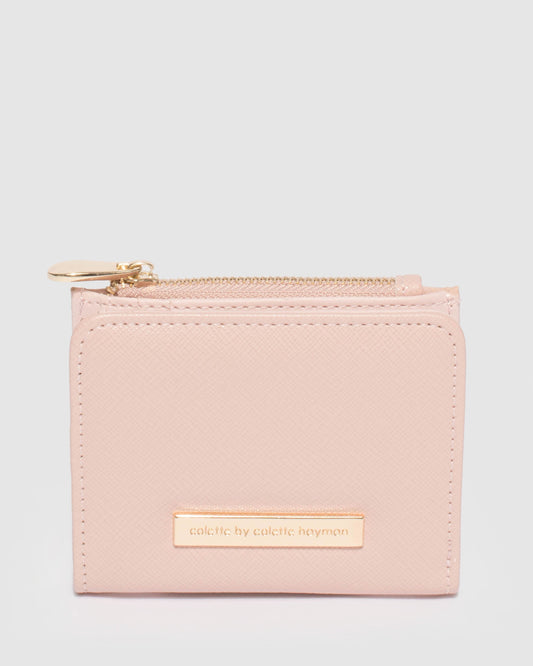Colette And Gold Han Mini Wallet (Pink)