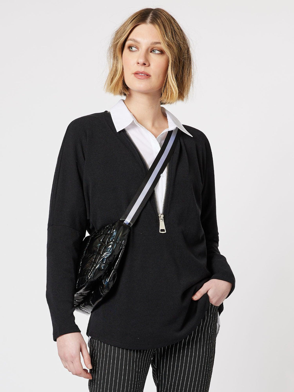 Threadz Puffer Bag (Black)