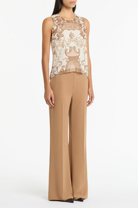 Carla Zampatti Renaissance Georgette Cami (Natural)