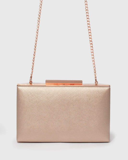 Colette Jaimi Clutch Bag (Rose Gold)
