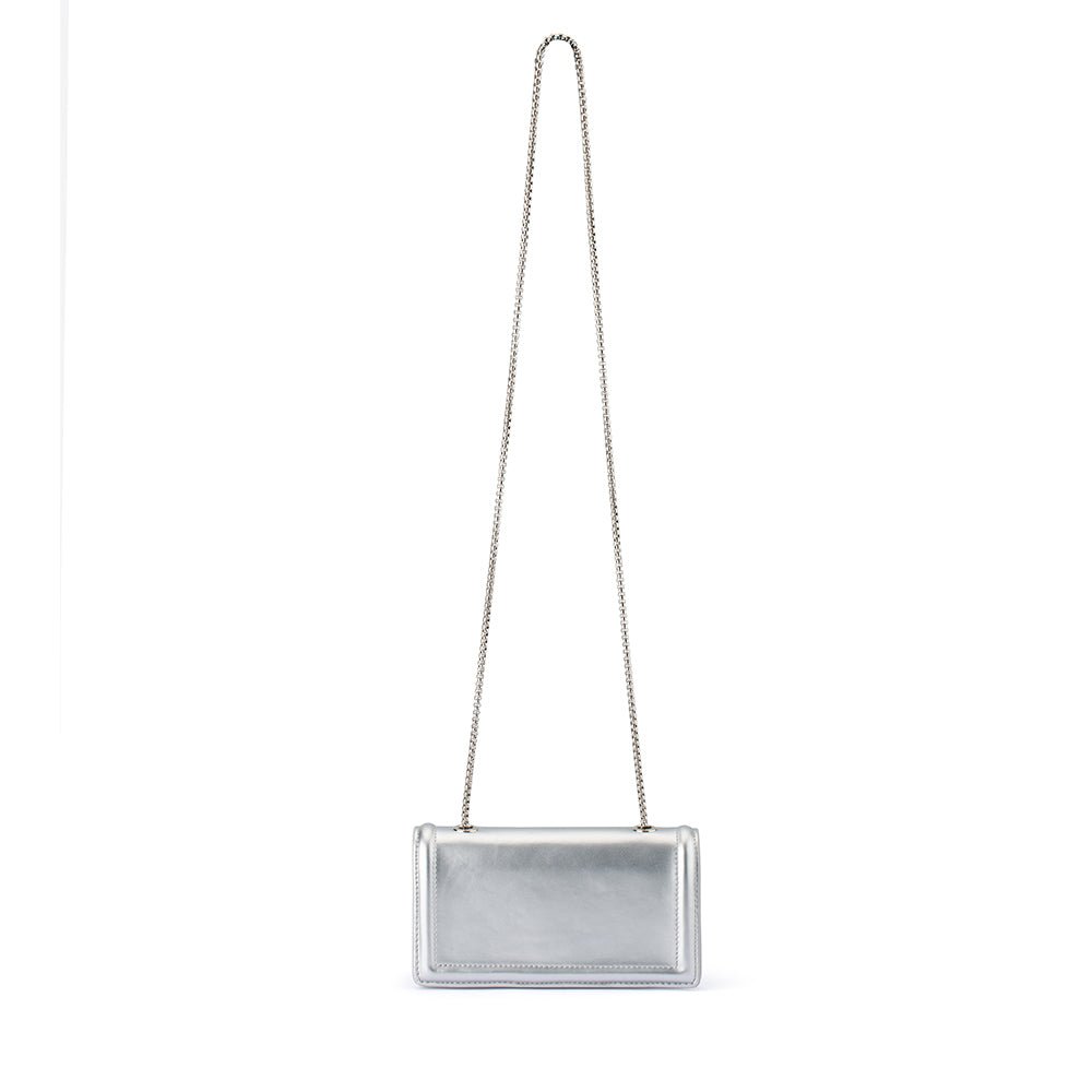 Olga Berg ROSIE Shoulder Bag (Silver)