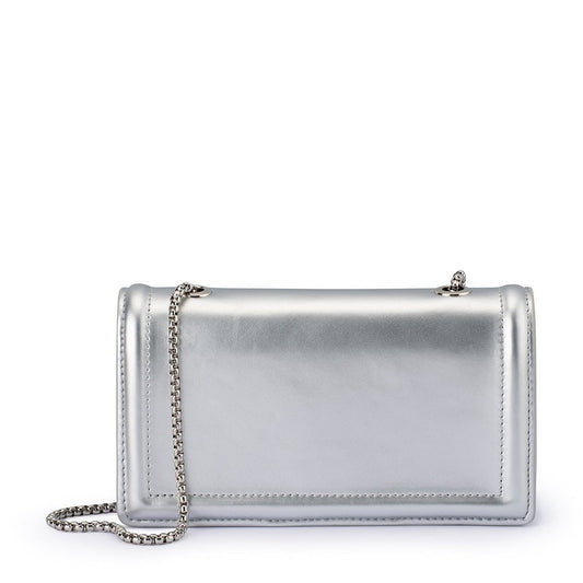Olga Berg ROSIE Shoulder Bag (Silver)