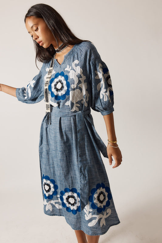 Rubyyaya Bimba Dress (Denim)