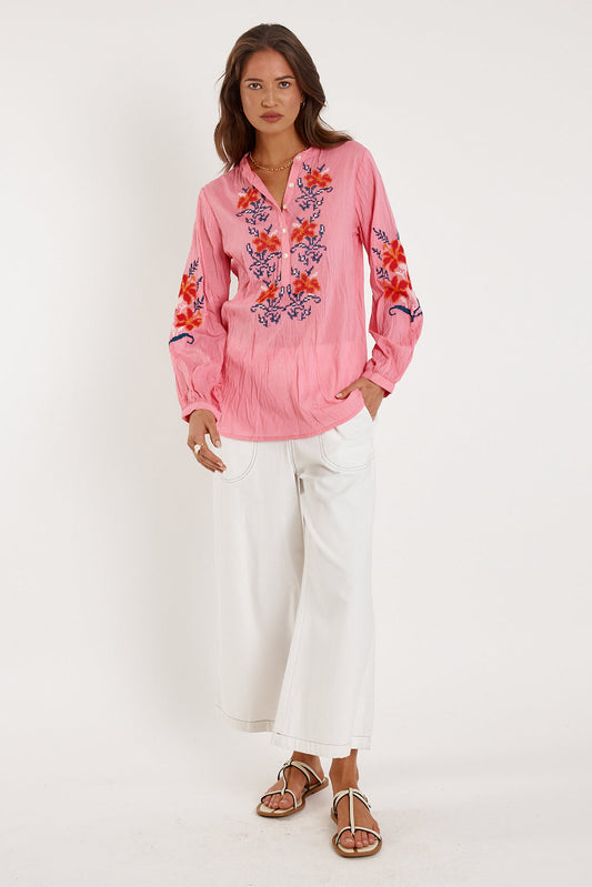 Rubyyaya Brittany Top Coral (Tan)