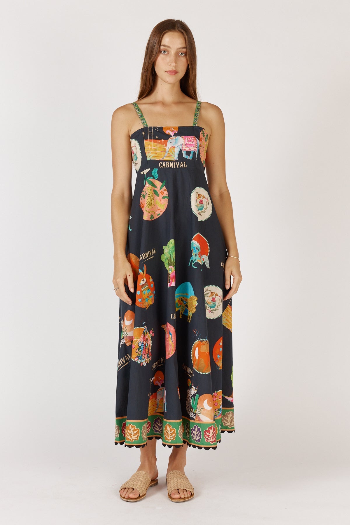 Rubyyaya Down Under Sundress (Black)