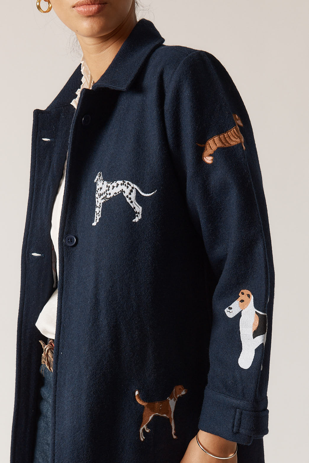Rubyyaya Haute Dog Trench (Navy)