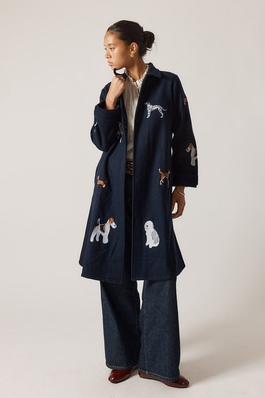 Rubyyaya Haute Dog Trench (Navy)