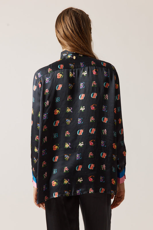 Rubyyaya Love Bloom Shirt (Black)