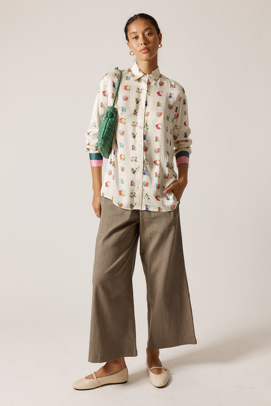 Rubyyaya Love Bloom Shirt (Cream)