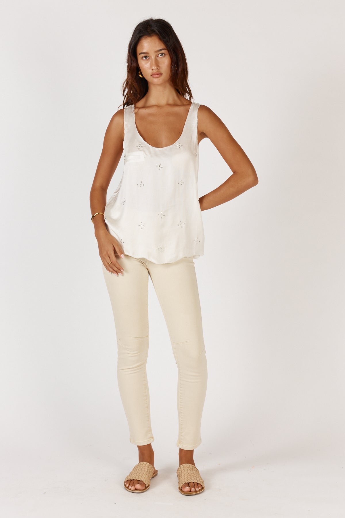 Rubyyaya Munchen Singlet (Cream)