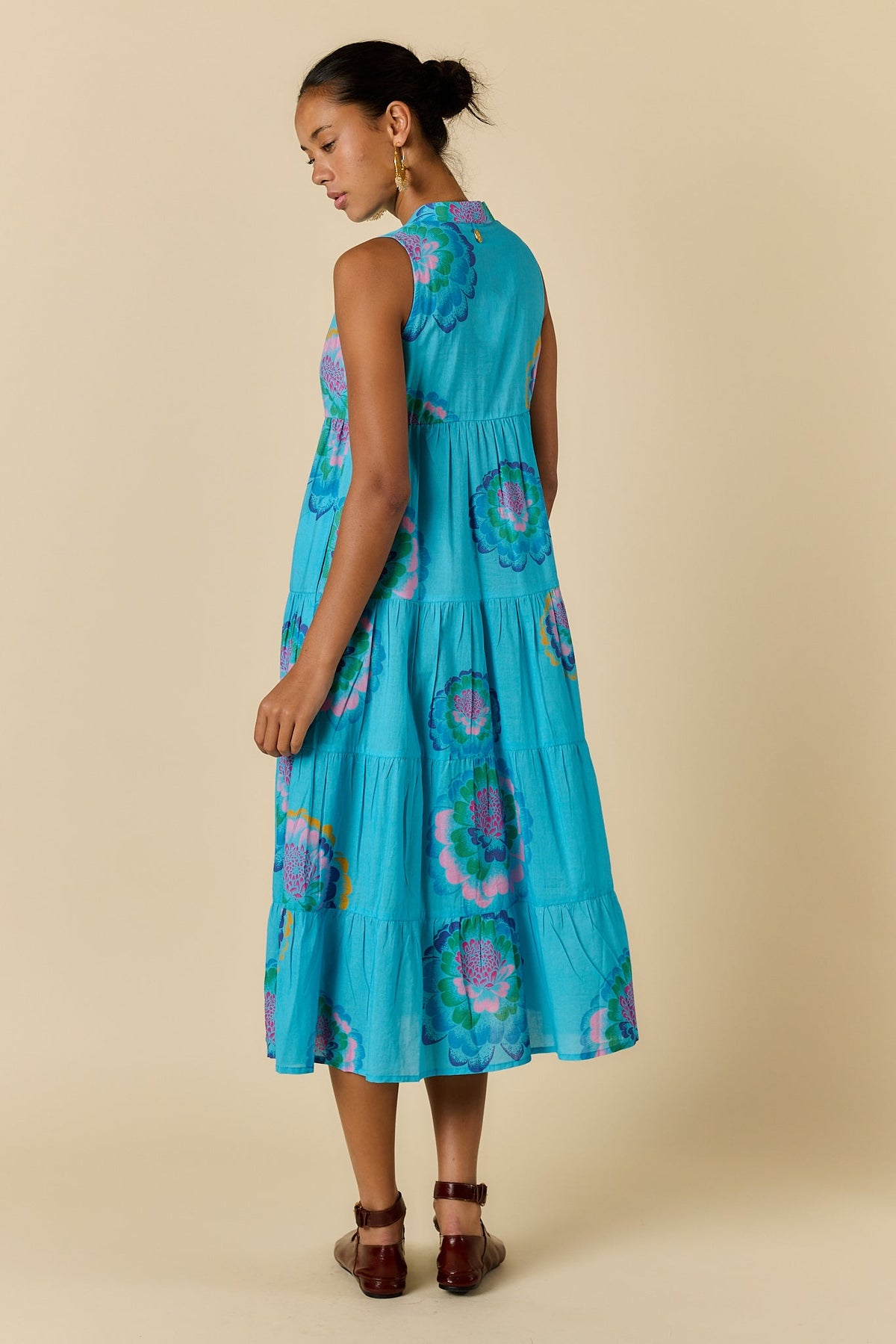 Rubyyaya Neon Fleur Maxi (Blue)