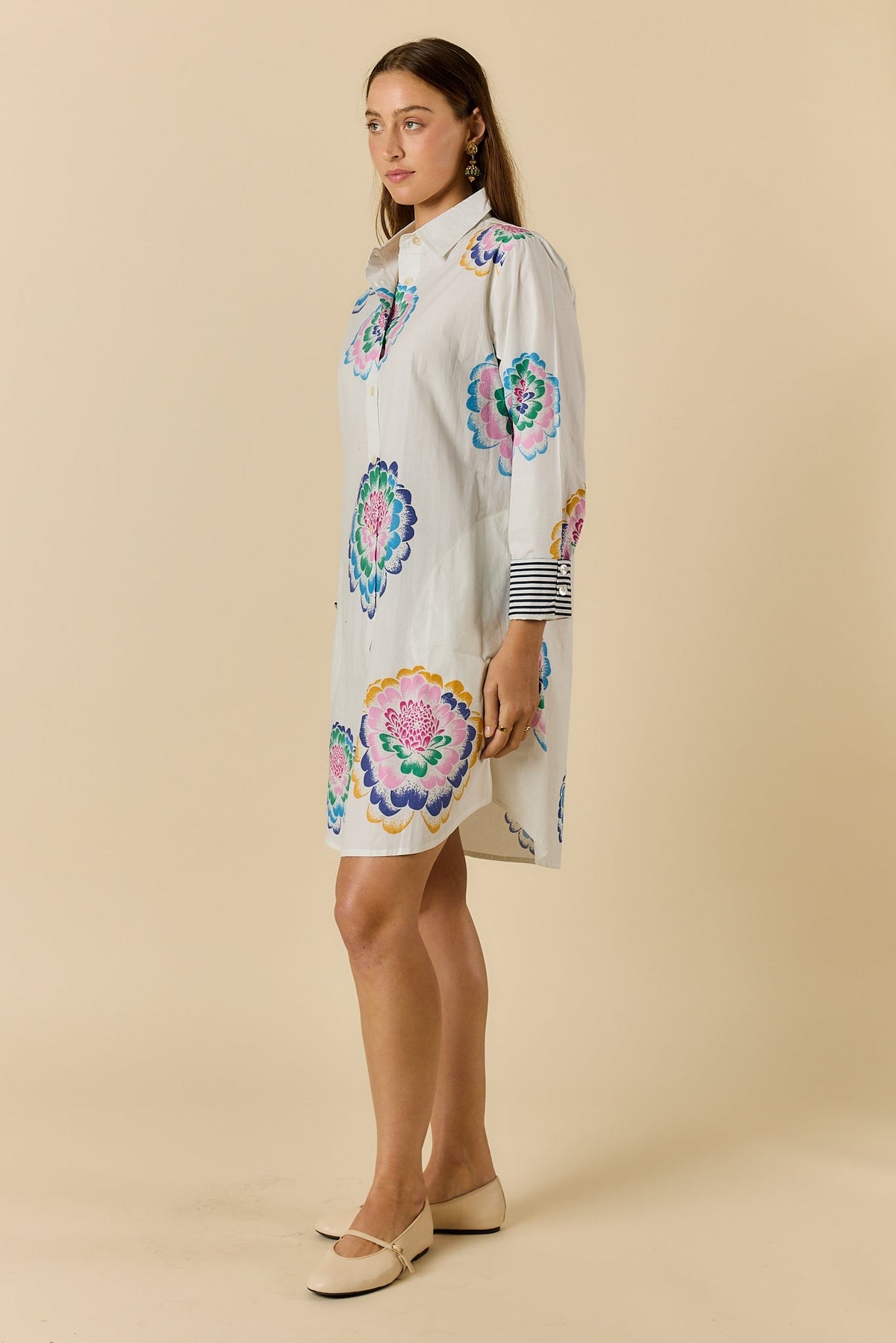 PRE SALE | Rubyyaya Neon Fleur Shirtmaker (White)