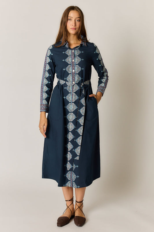 Rubyyaya Paolina Dress (Navy)