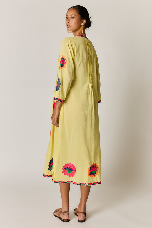 Rubyyaya Posey Kaftan Lemon (Tan)