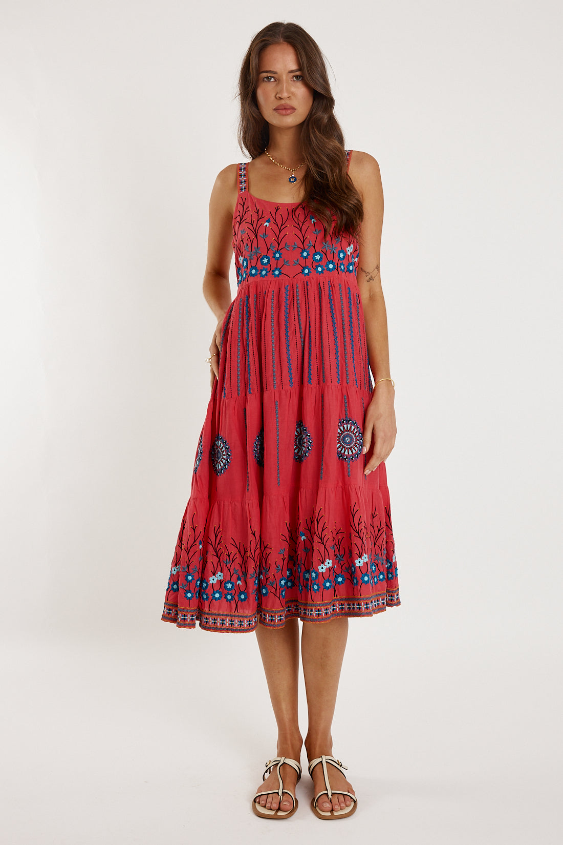 Rubyyaya Provence Sundress (Watermelon)