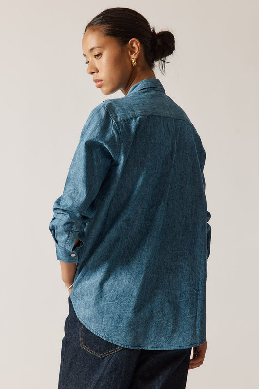 Rubyyaya Puttin On The Ritz Shirt (Denim)