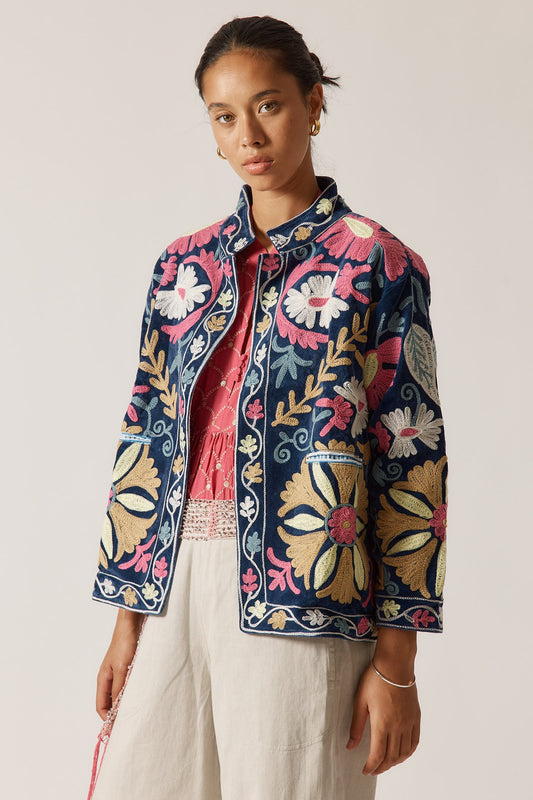 Rubyyaya Woodstock Jacket (Navy)