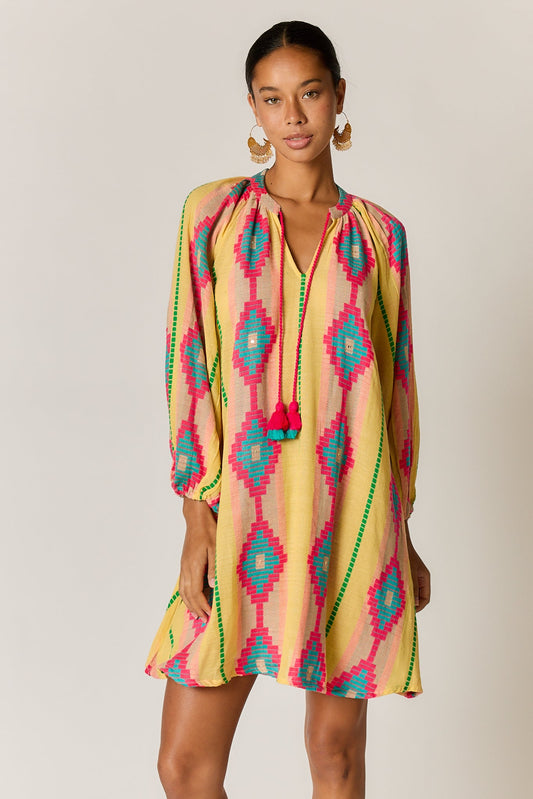 Rubyyaya Zeinert Tunic Dress (Blue)