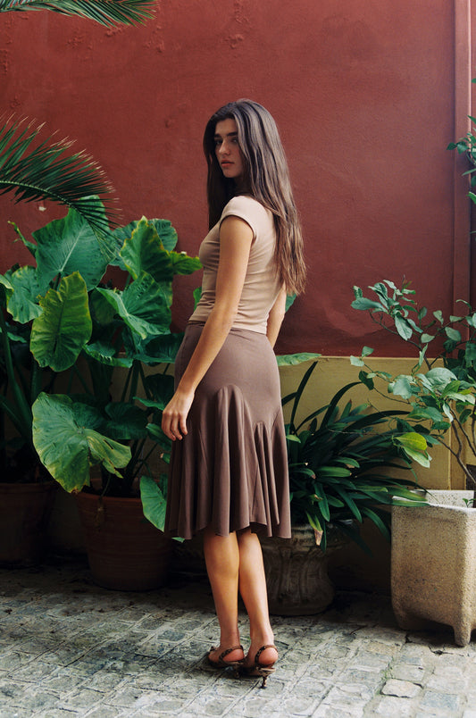 Rue Skirt (Brown)