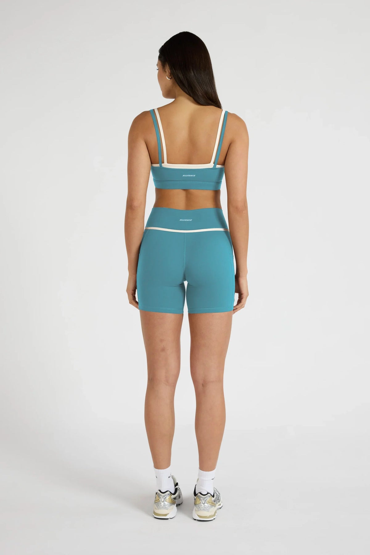 ALLFENIX CloudCore Contrast Double Layer Sports Bra (Blue)