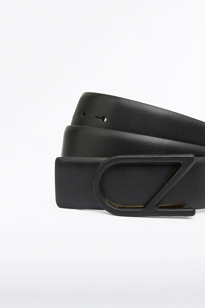 Carla Zampatti Cz Logo Covered Belt (Black)
