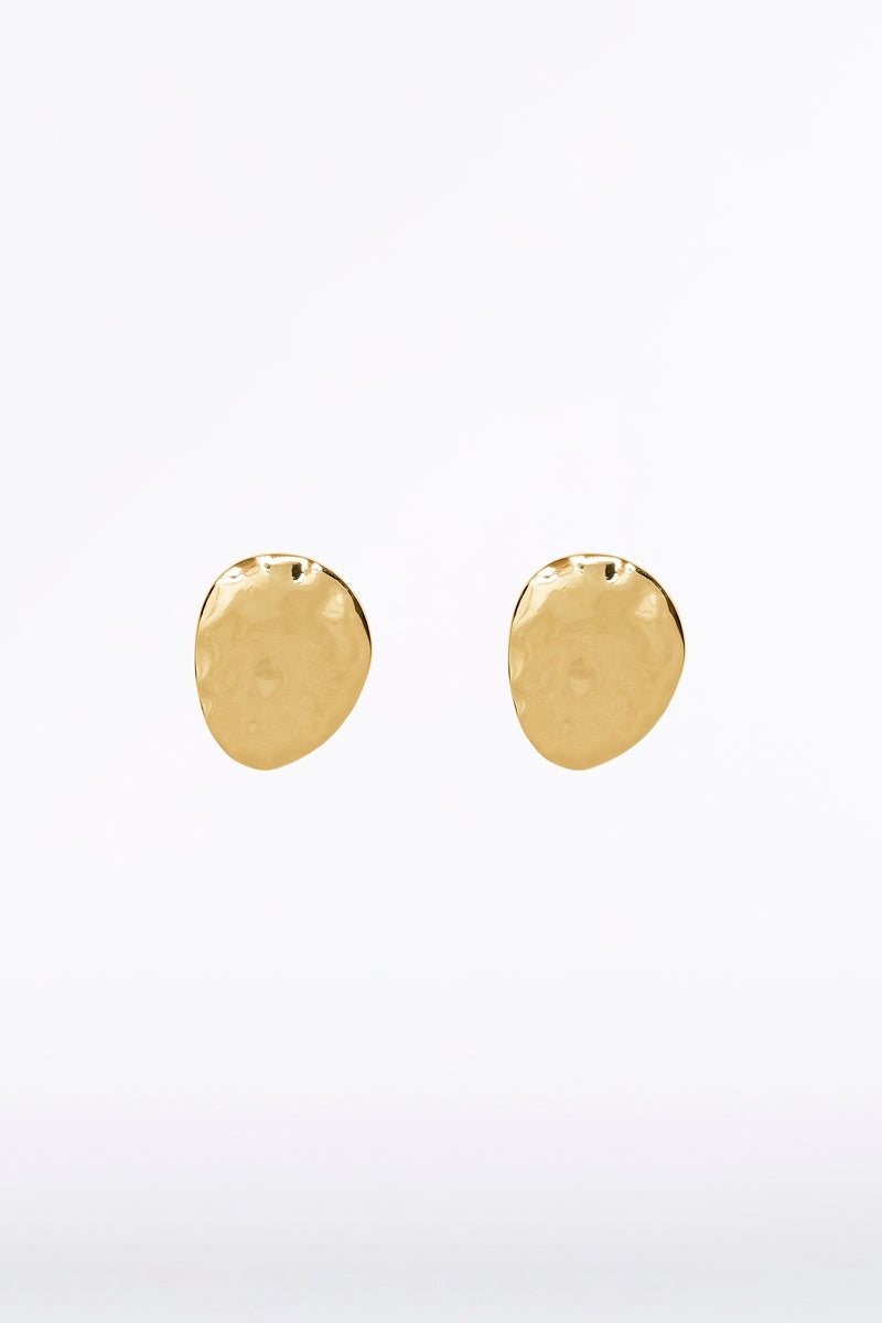 Carla Zampatti Hammered Sphere Earring (Gold)