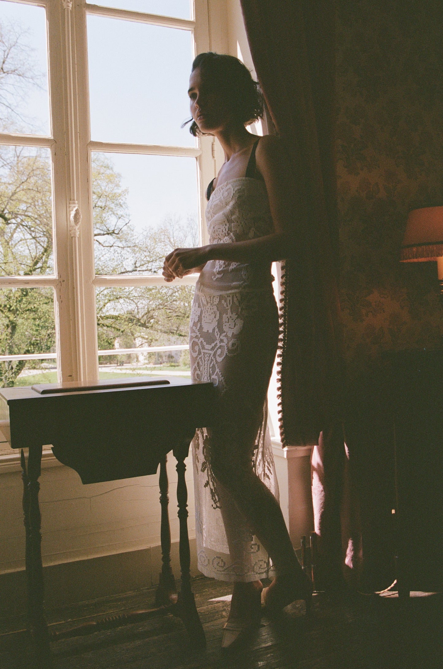 Saint Midi Skirt (White)