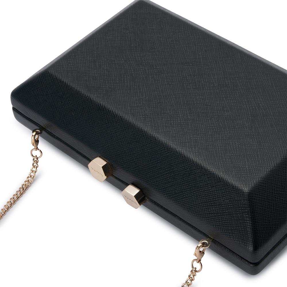 Olga Berg SASCHA Personalise Me Clutch (Black)