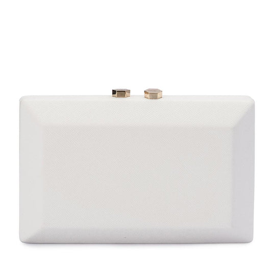 Olga Berg SASCHA Personalised Clutch (White)