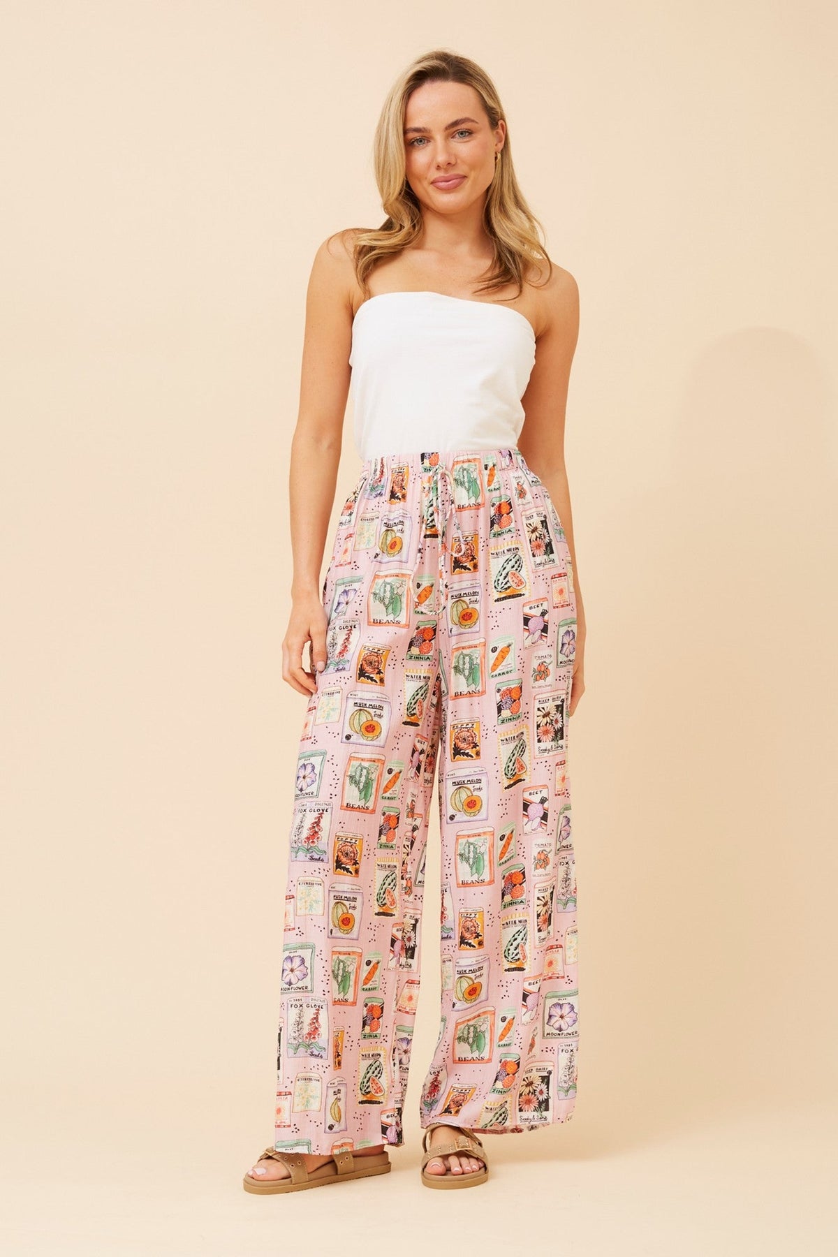 NEVELLE WANDERLUST PRINT TWO-PIECE SET (Pink)