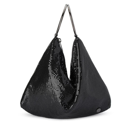 Olga Berg SHAR Mesh Convertible Bag (Black)