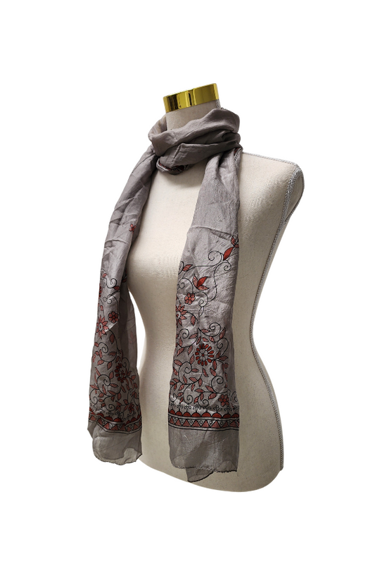 Kabana Silk Scarf (Grey)