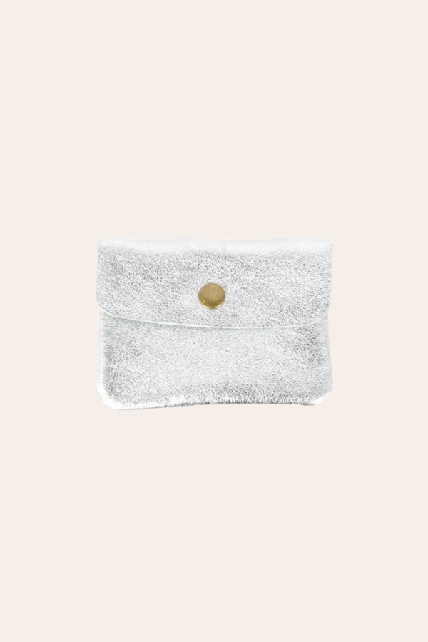 Image of Coin Purses. Product name - Coin Purse | Metallic Silver in Silver colour by brand - Kabana