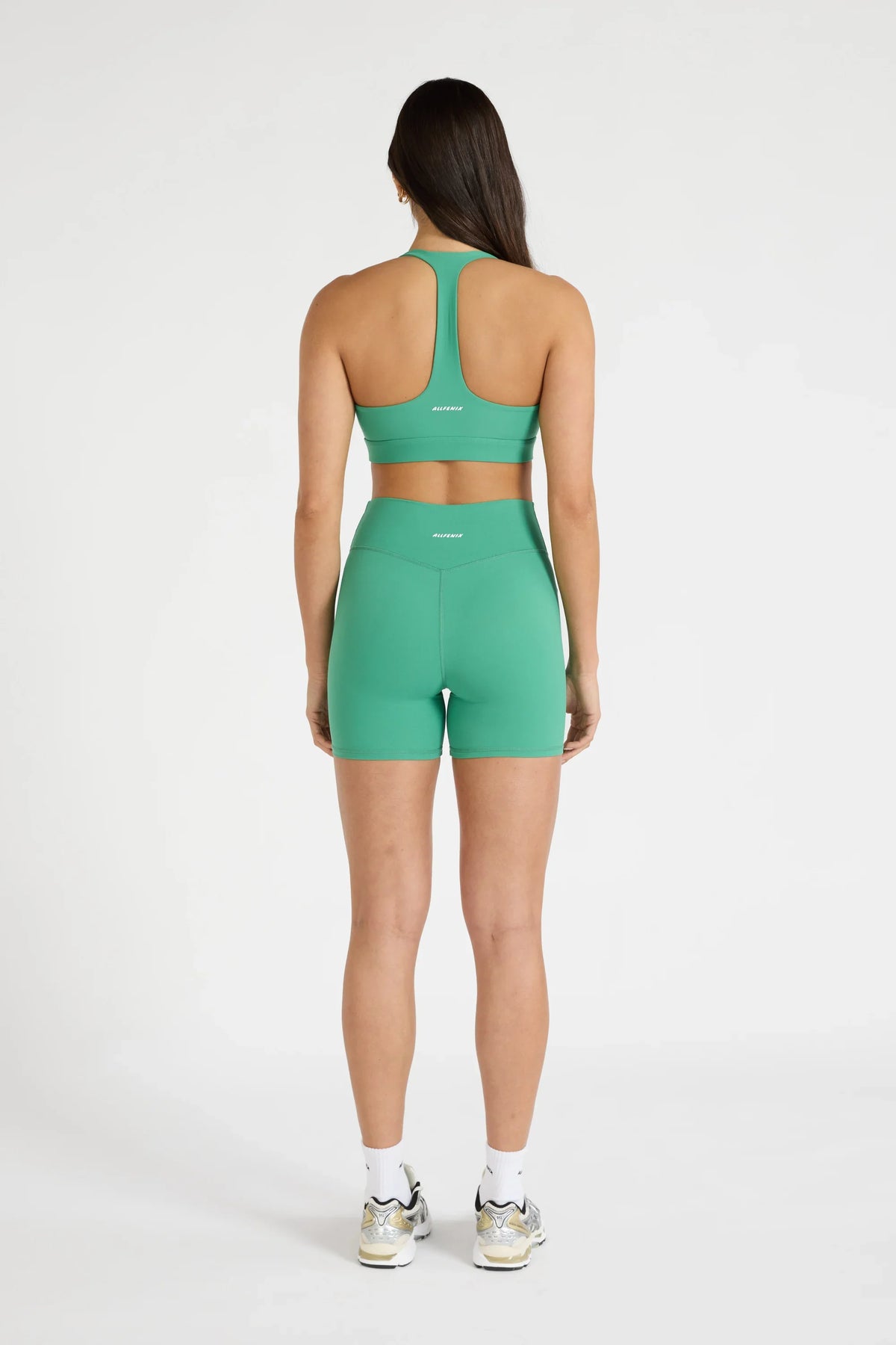 ALLFENIX CloudCore Deep V-Neck Sports Bra (Matcha)