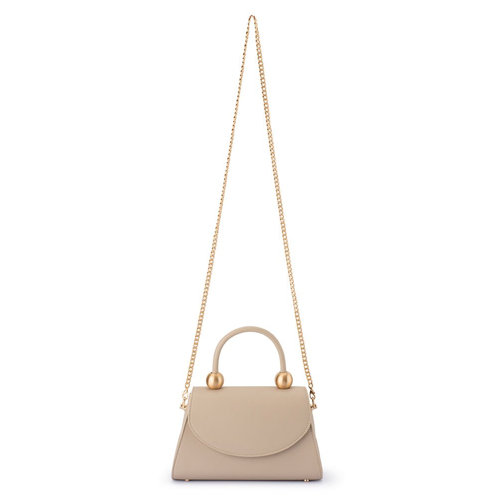Olga Berg SIREN Top Handle Bag (Natural)