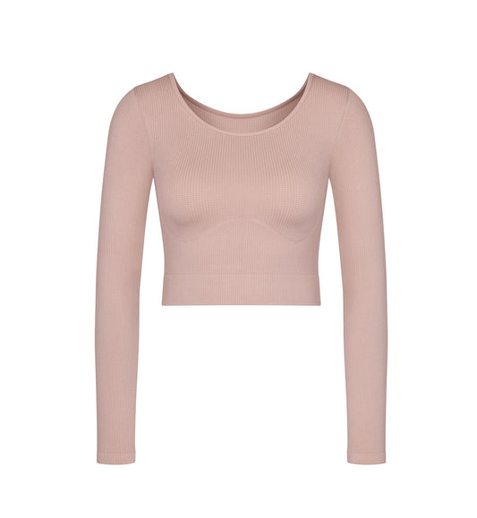 Triumph Sloggi Ever Infused Aloe Crop Top Ls (Foggy Mauve)