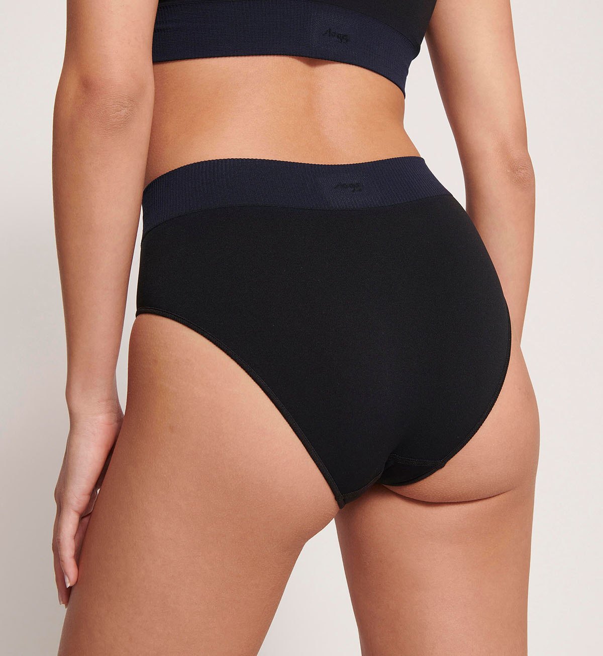Triumph Sloggi Ever Infused Aloe High Waist (Black/Navy)