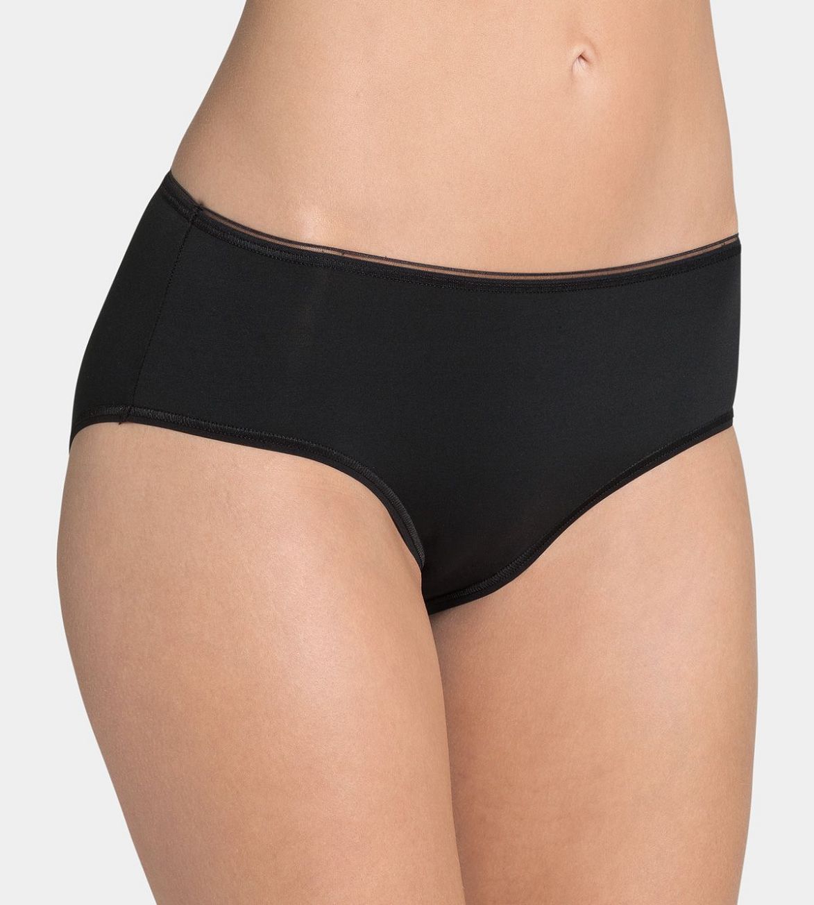 Triumph Sloggi Feel Sensational Midi Brief (Black)