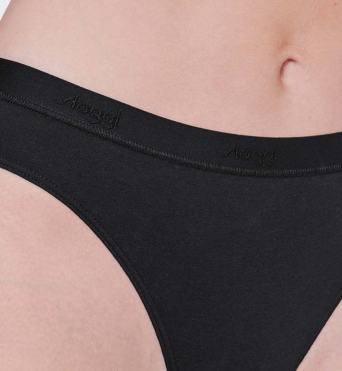 Triumph Sloggi Go Casual High Leg Brief (Black)