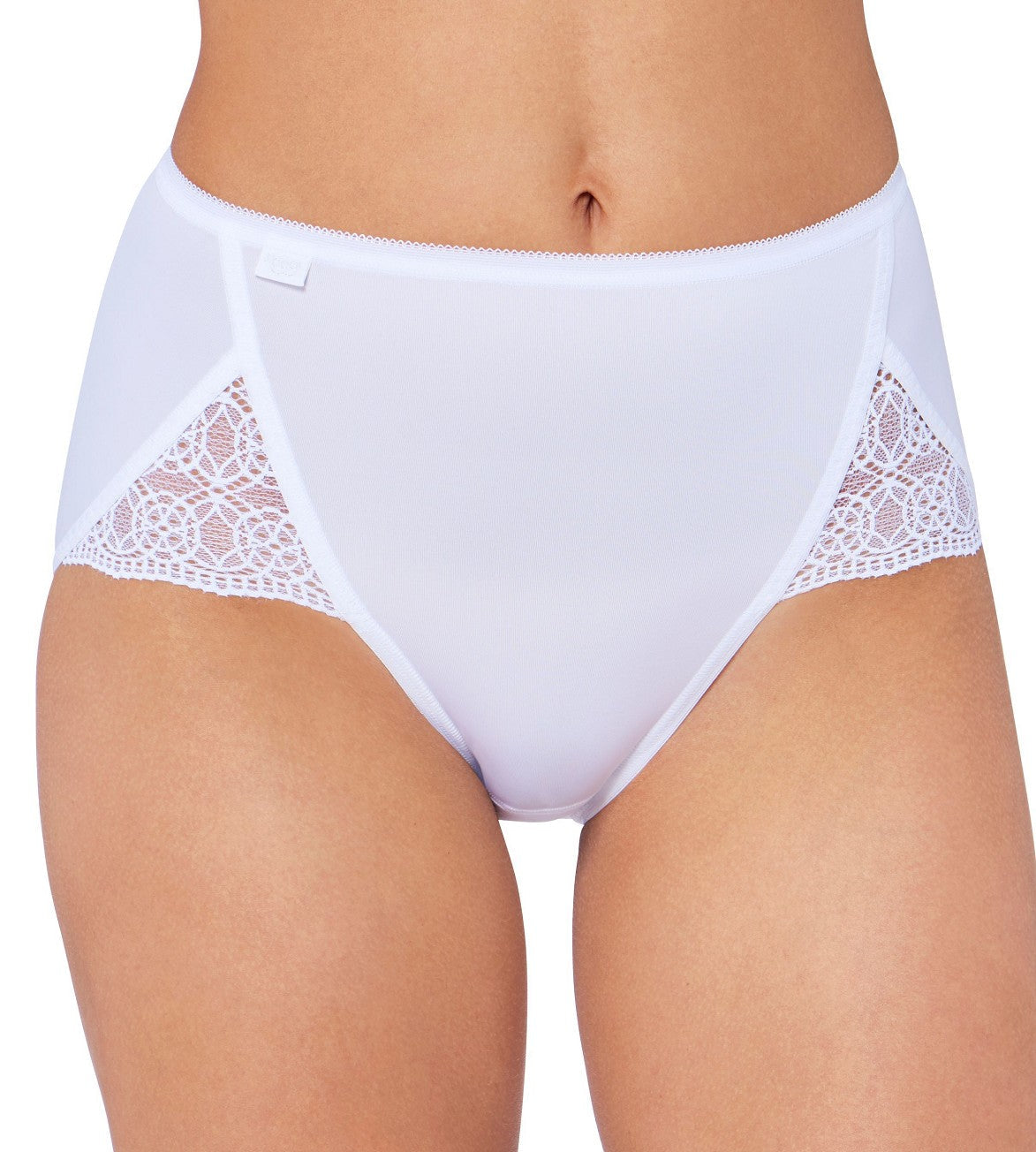 Triumph Sloggi Pure Sense Luxe Maxi Brief 2 Pack (White)