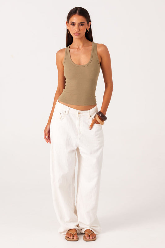 SNDYS SAYLA TANK TOP (Khaki)
