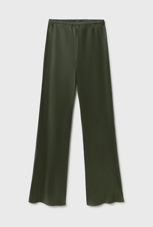 Silk Laundry Bias Cut Pants (Cedar)
