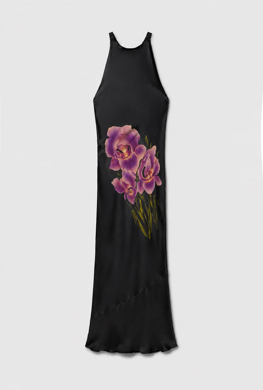Silk Laundry High Low Dress (Iris)