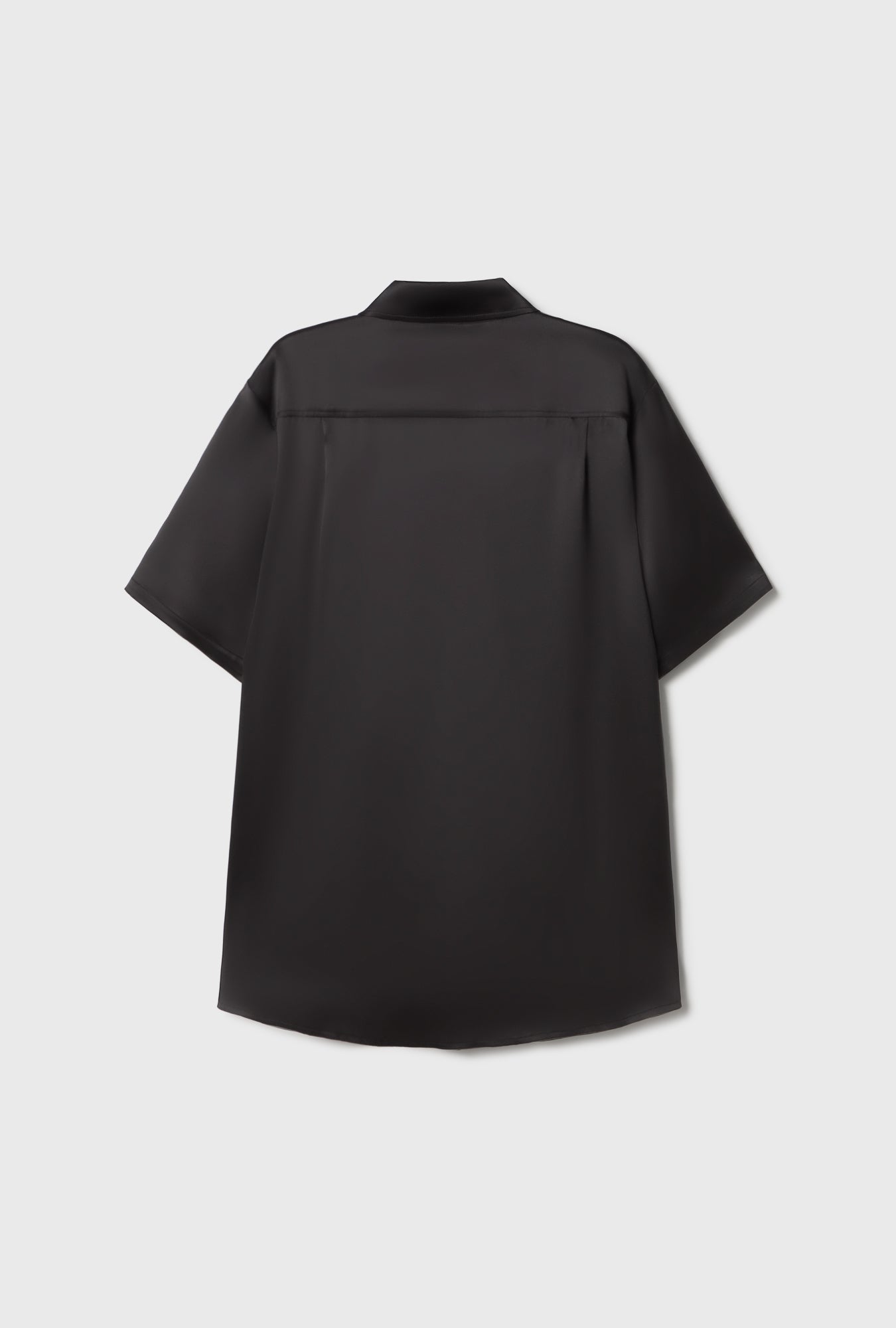 Silk Laundry Short Sleeve Boyfriend Shirt (Iris)