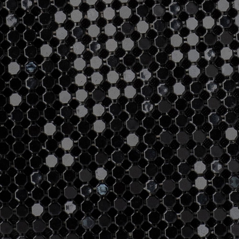 Olga Berg SYLVIA Mesh Pouch (Black)