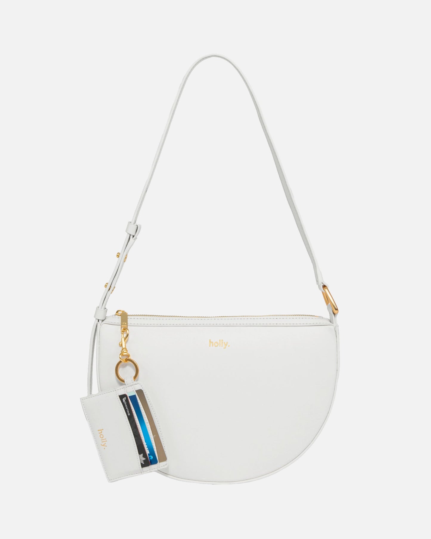 The Daily Edited Timeless CC Sleeve Keyring Pure (White)