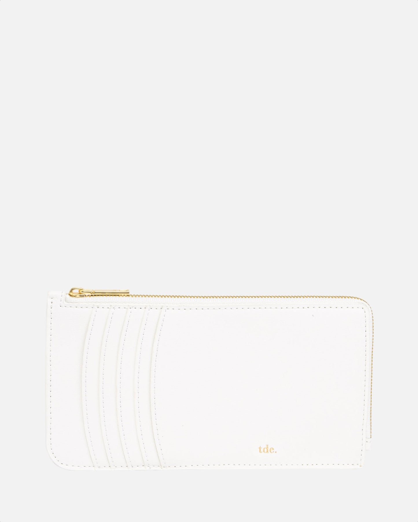 The Daily Edited Timeless Long Zip Wallet Pure (White)